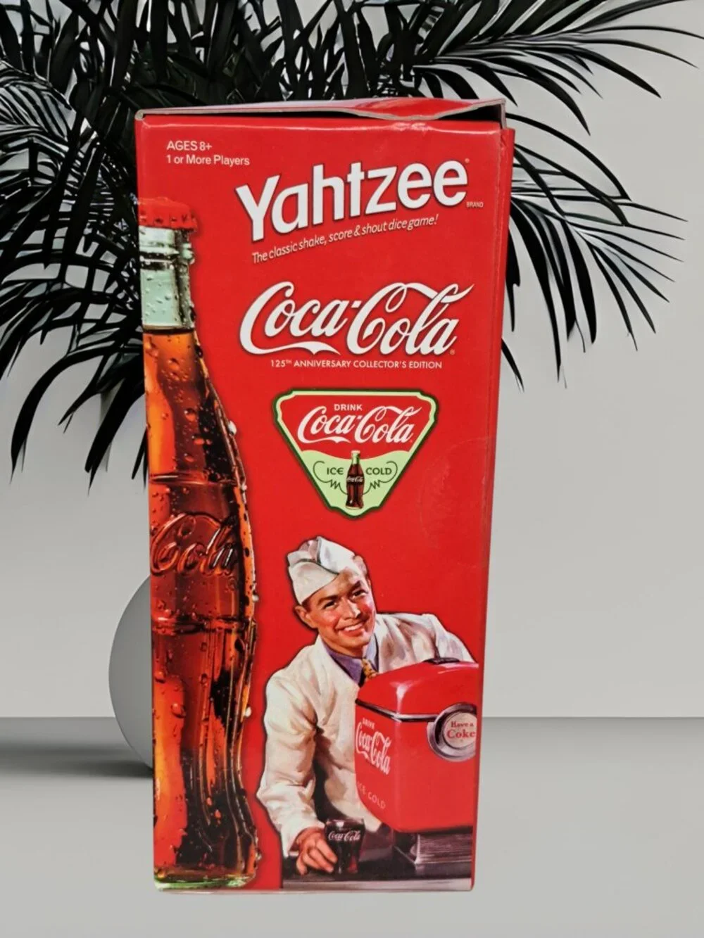 New Yahtzee Coca-Cola 125th Anniversary Collector's Edition Game Soda